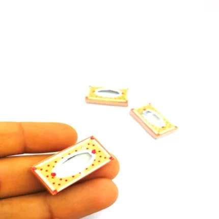 Tissue Paper Holder Miniature prop used in dollhouse bathroom display