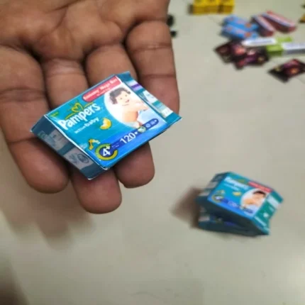 Pampers Active Baby Miniature Collectible Diaper Pack