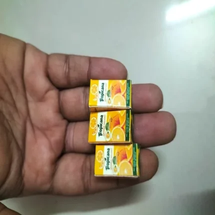 Tropicana Orange Delight miniature collectible bottle – miniatureartz.com