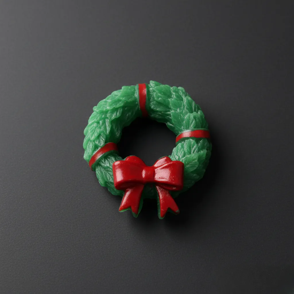 realistic-miniature-christmas-garland Realistic Miniature Christmas Garland for Dollhouse & Diorama - Image 1