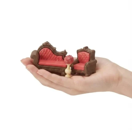 This product is an exquisite Victorian miniature furniture set, perfect for adding elegance to a dollhouse.