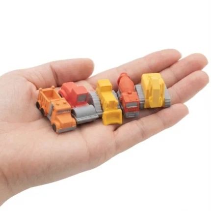 Detailed miniature construction vehicle figurine set of 5. A perfect product for collectors & imaginative play.