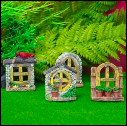 Fairy Garden Stone Arch Window Randomly design send
