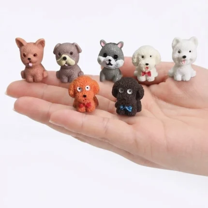 Charming miniature dog figurine product, randomly selected, great for collectors and enthusiasts.