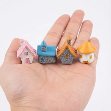 A randomly selected miniature fairy tale house product, perfect for adding whimsical charm to any display.
