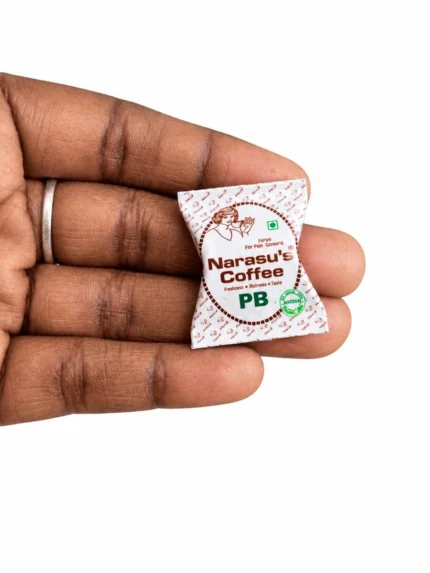 Highly detailed Narasus coffee miniature packet figurine, collectible product for dollhouses and dioramas.