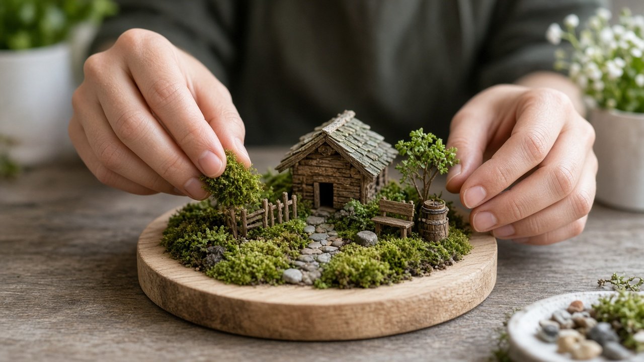 DIY miniature weekend scene ideas
