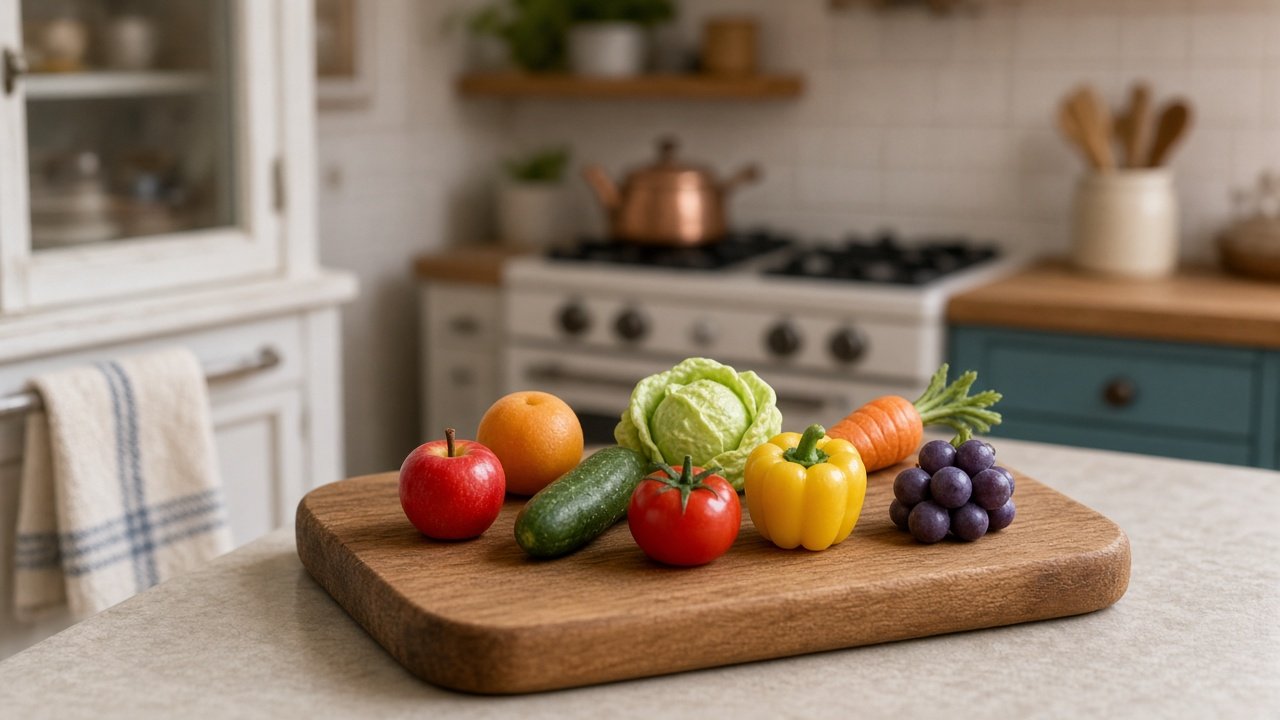 dollhouse kitchen produce display